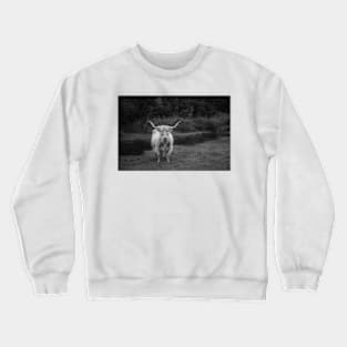 Highland Cow - Monochrome Crewneck Sweatshirt